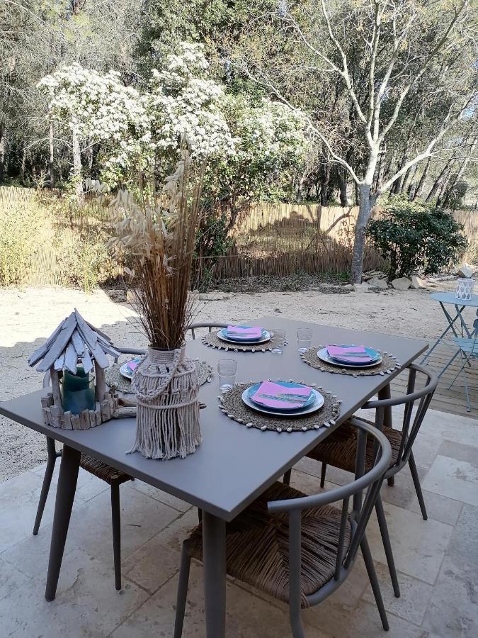 Maison 5 Personnes En Garrigue - Piscine-Spa Prive Langlade Dış mekan fotoğraf